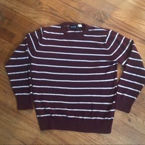 Boys Long Sleeve Light Striped Sweater